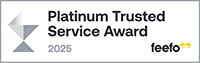 FEEFO Platinum Trusted Service Award